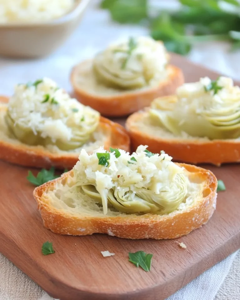 Artichoke Crostini