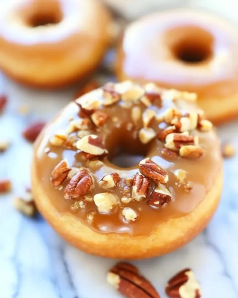 Baked Pecan Praline Donuts