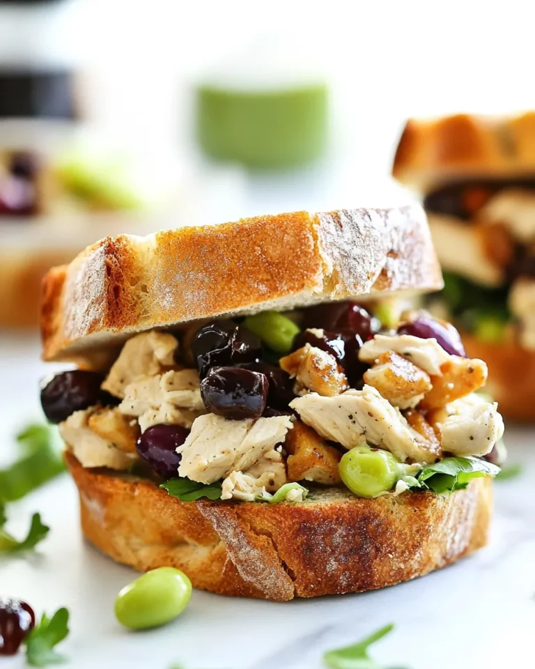 Balsamic Chicken Salad Sandwiches