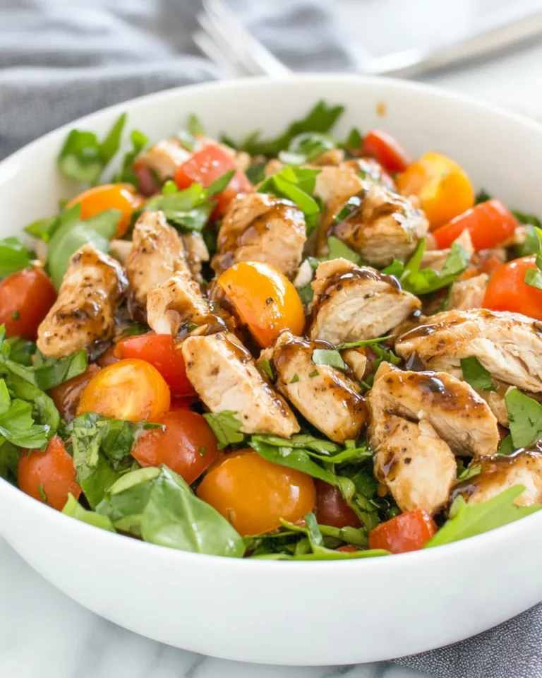 Balsamic Tomato Chicken Salad