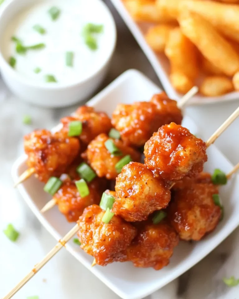 Barbecue Chicken Poppers