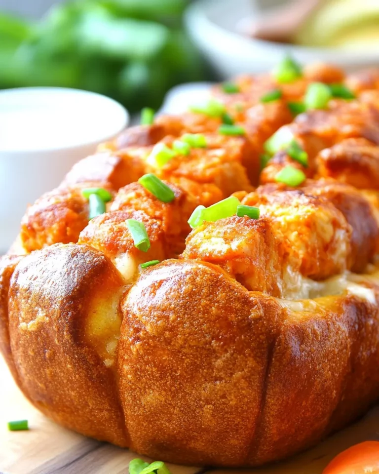 Buffalo chicken Pull-Apart Bread