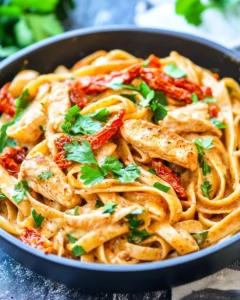 Cajun Chicken Pasta in Sun-Dried Tomato Alfredo Sauce