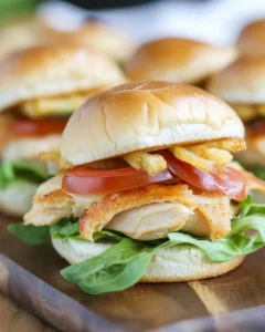 Chicken Club Sliders