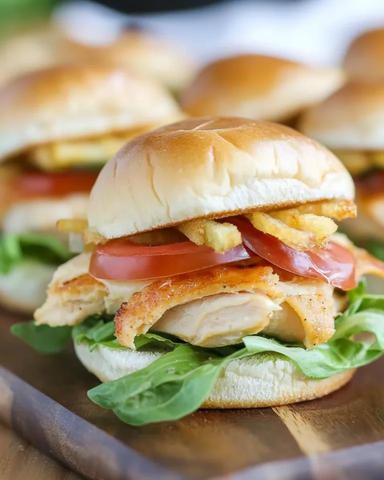 Chicken Club Sliders