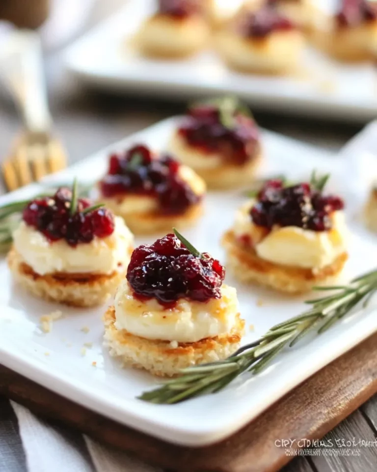 Cranberry Goat Cheese Bites