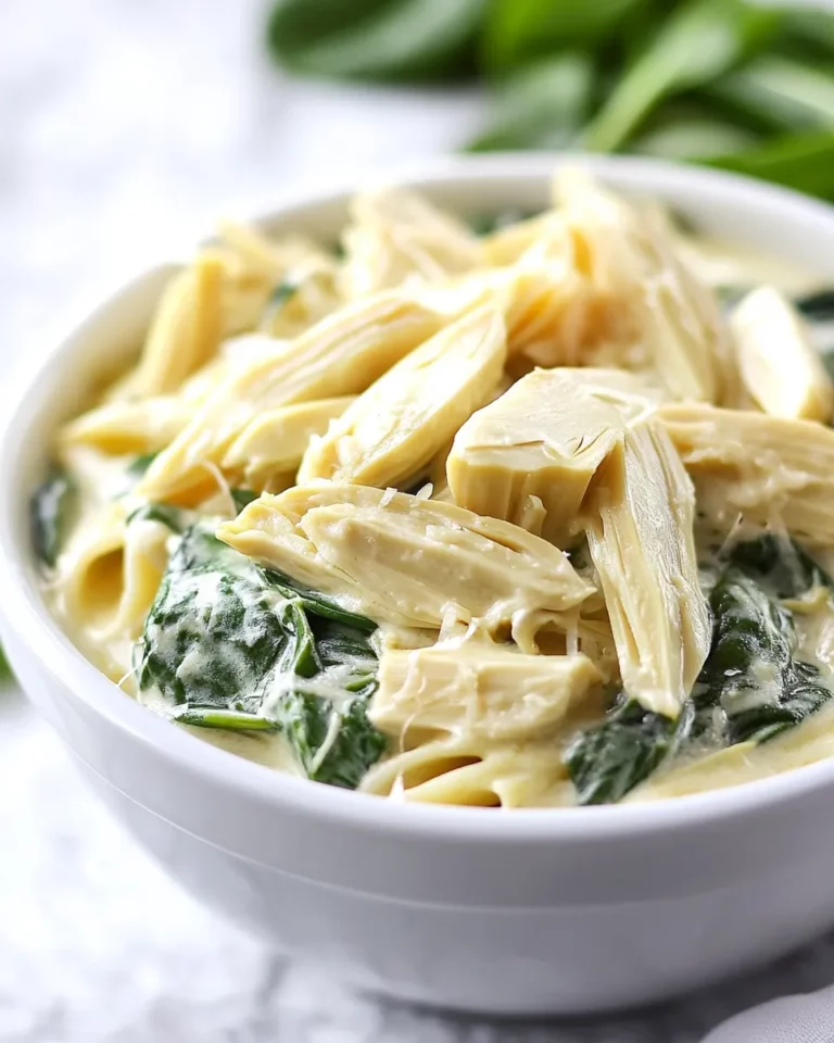 Creamy Spinach and Artichoke Pasta