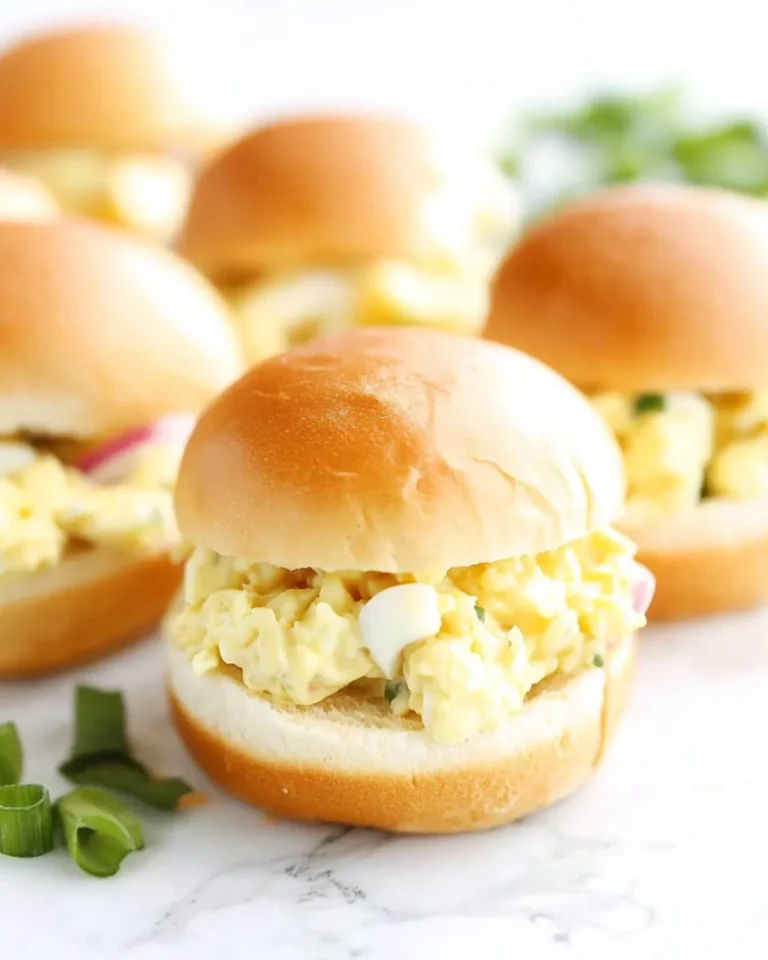 Easy Mini Egg Salad Sliders
