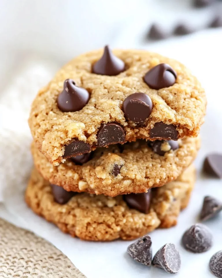 Flourless Chocolate Chip Cookies