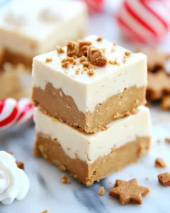Gingerbread Cookie Fudge