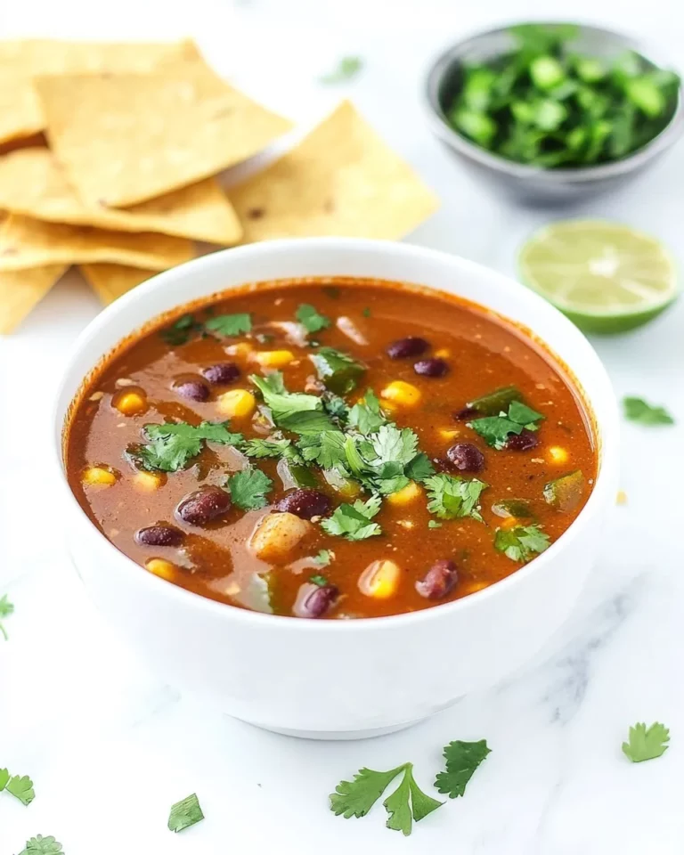 One Pot Enchilada Soup