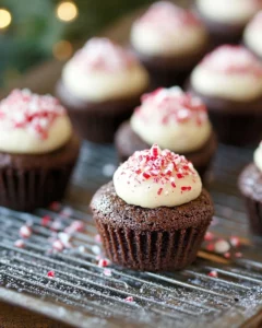 Peppermint Brownie Bites