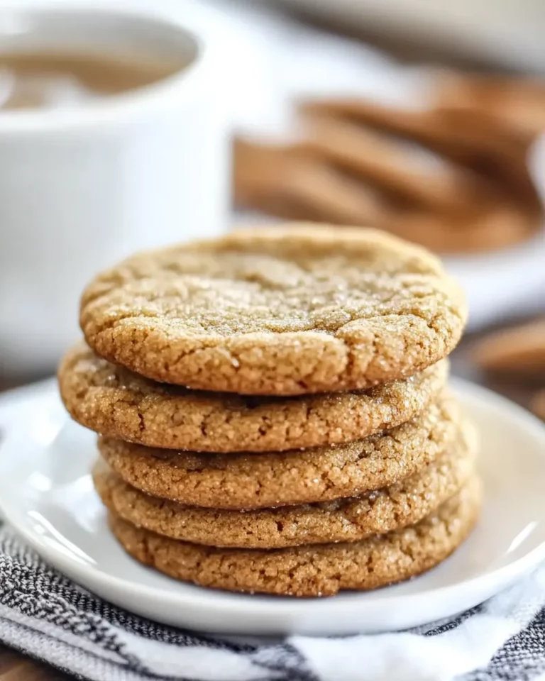 Perfect Soft and Chewy Gingersnap Cookies