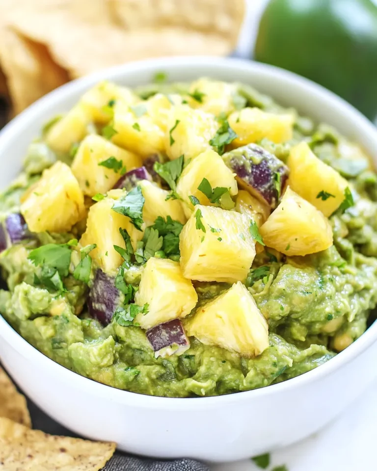 Pineapple Guacamole