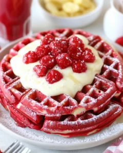 Red Velvet Waffles