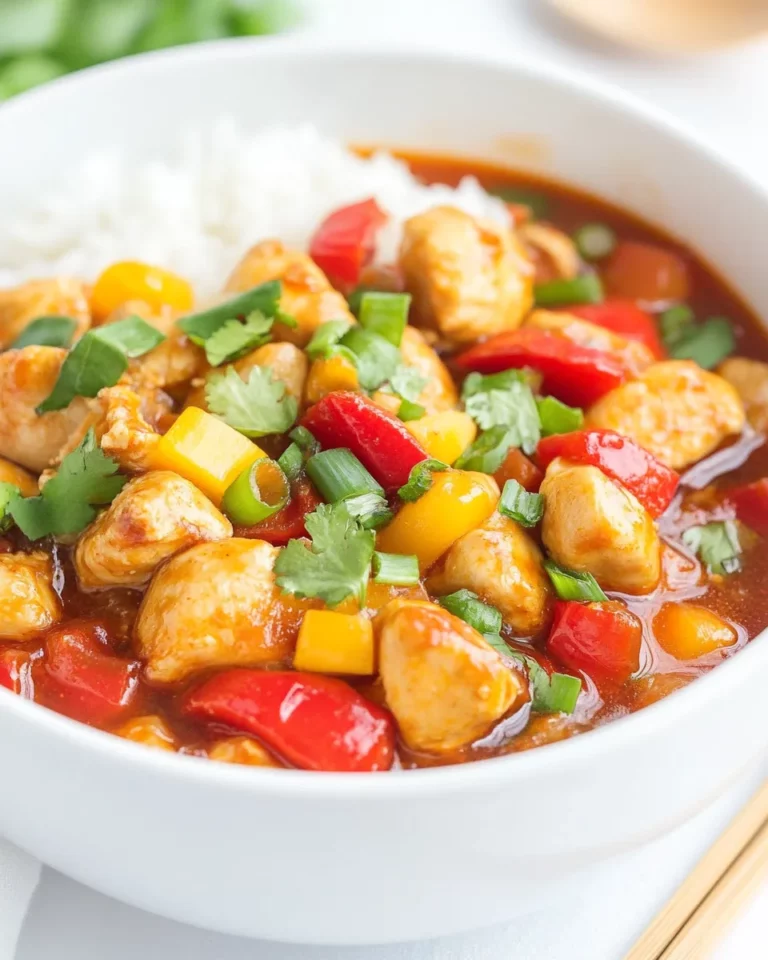 Slow Cooker Thai Sweet Chili Chicken