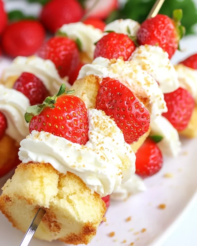 Strawberry Shortcake Kabobs