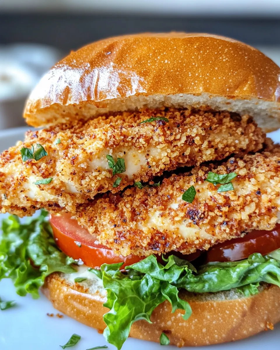 Classic Crunchy Pickle-Brined Chicken Sandwich image