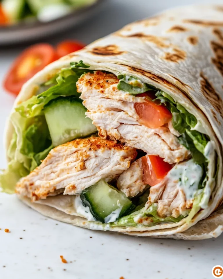 Homemade Cucumber Ranch Chicken Crunch Wraps recipe photo