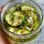 Homemade Dill-Garlic Pickled Zucchini Chips photo