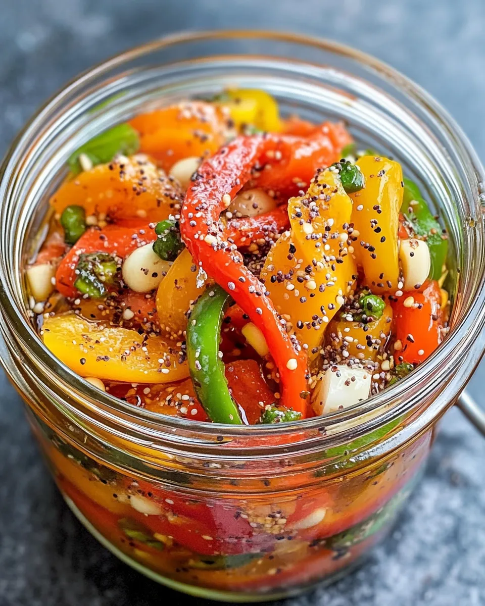 Classic Everything-Bagel Pickled Peppers image