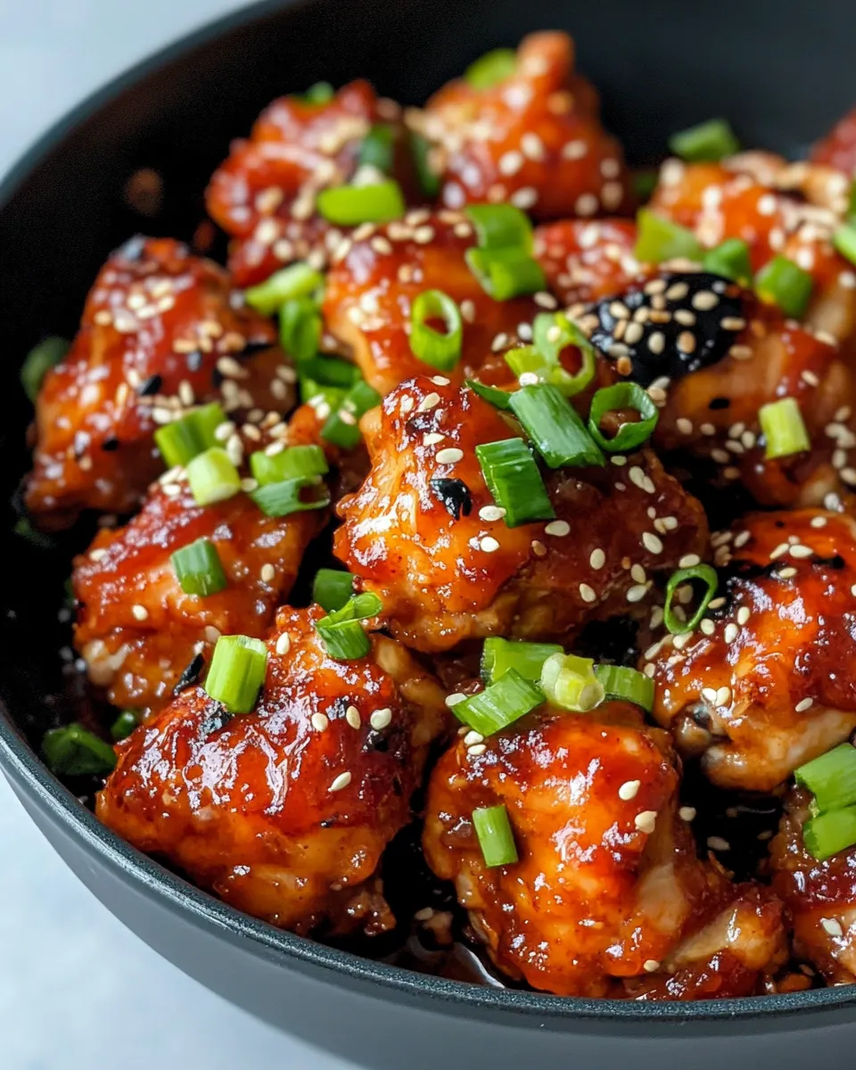 Easy One-Skillet Gochujang Butter Chicken dish photo