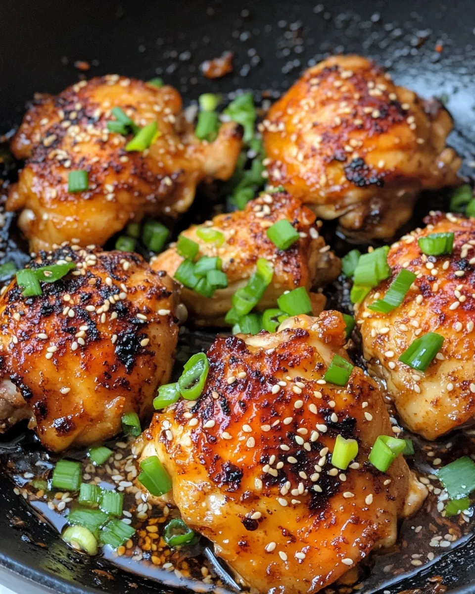 Delicious One-Skillet Gochujang Butter Chicken food shot