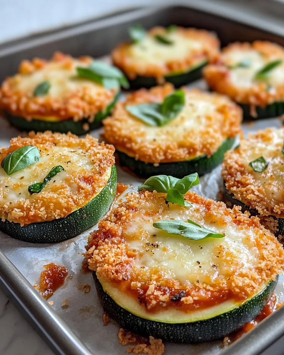 Homemade Panko-Crisp Zucchini Parmesan Sliders food shot