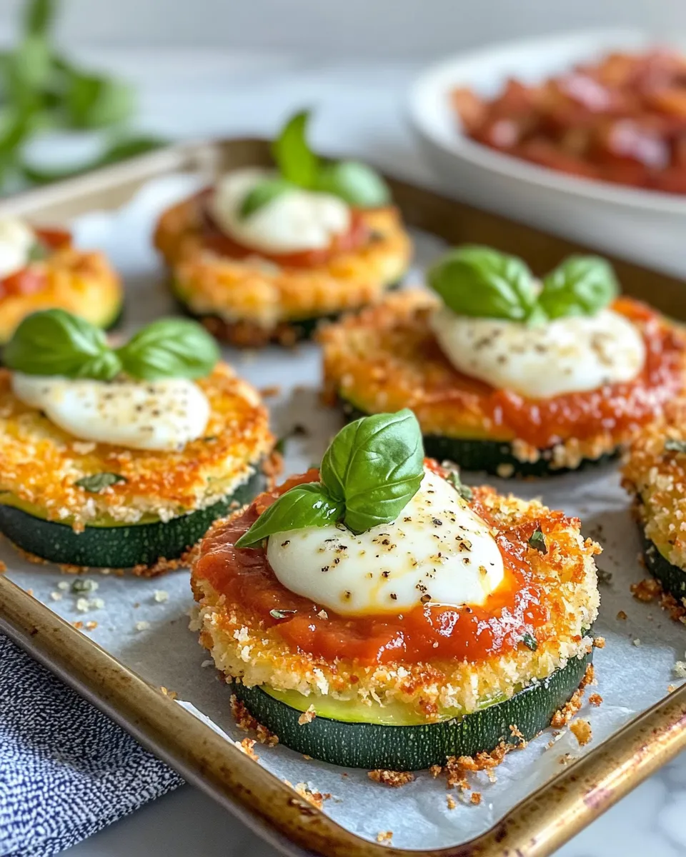 Classic Panko-Crisp Zucchini Parmesan Sliders dish photo