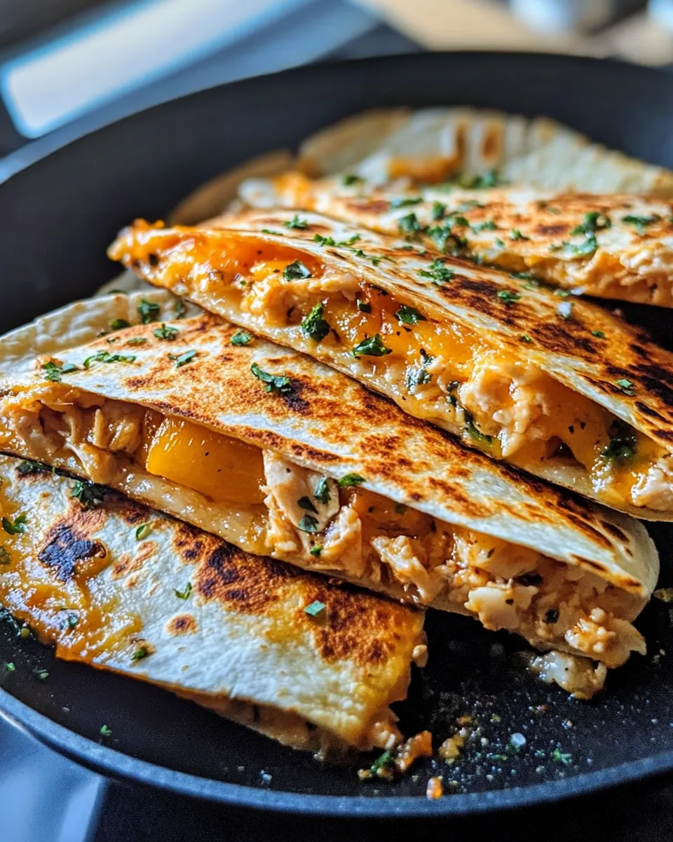 Homemade Peach-Poblano Quesadillas (5 Ingredients) recipe photo