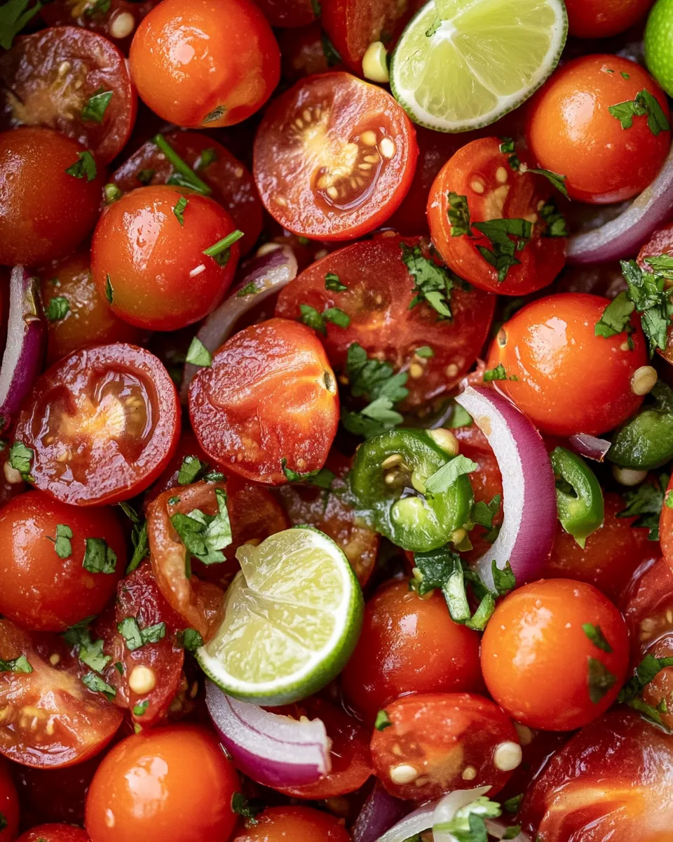Homemade Roasted Cherry-Tomato Salsa Fresca photo