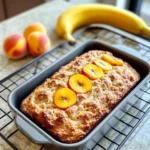 Homemade Spiced Peach & Banana Breakfast Loaf photo