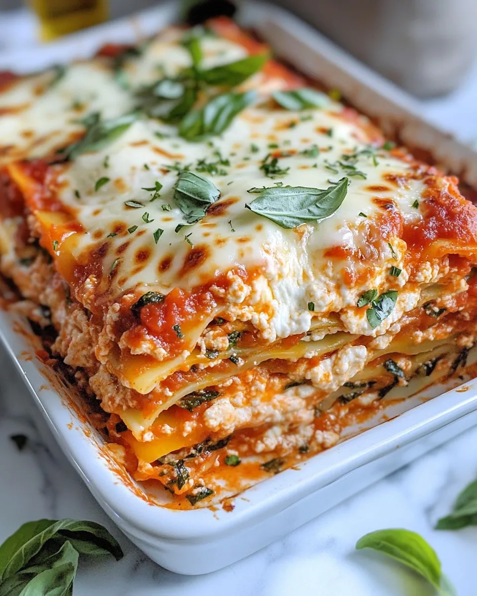Classic Summer Squash Ricotta Lasagna recipe image