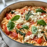 Homemade Tomato-Feta Orzo Bake (One Dish) recipe photo