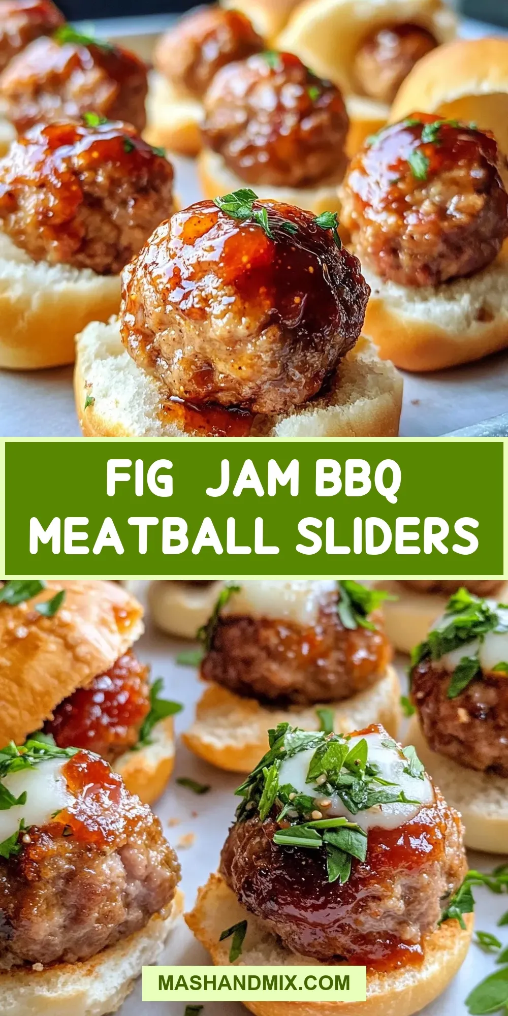 Fig-Jam Bbq Meatball Sliders (Healthy & Delicious)