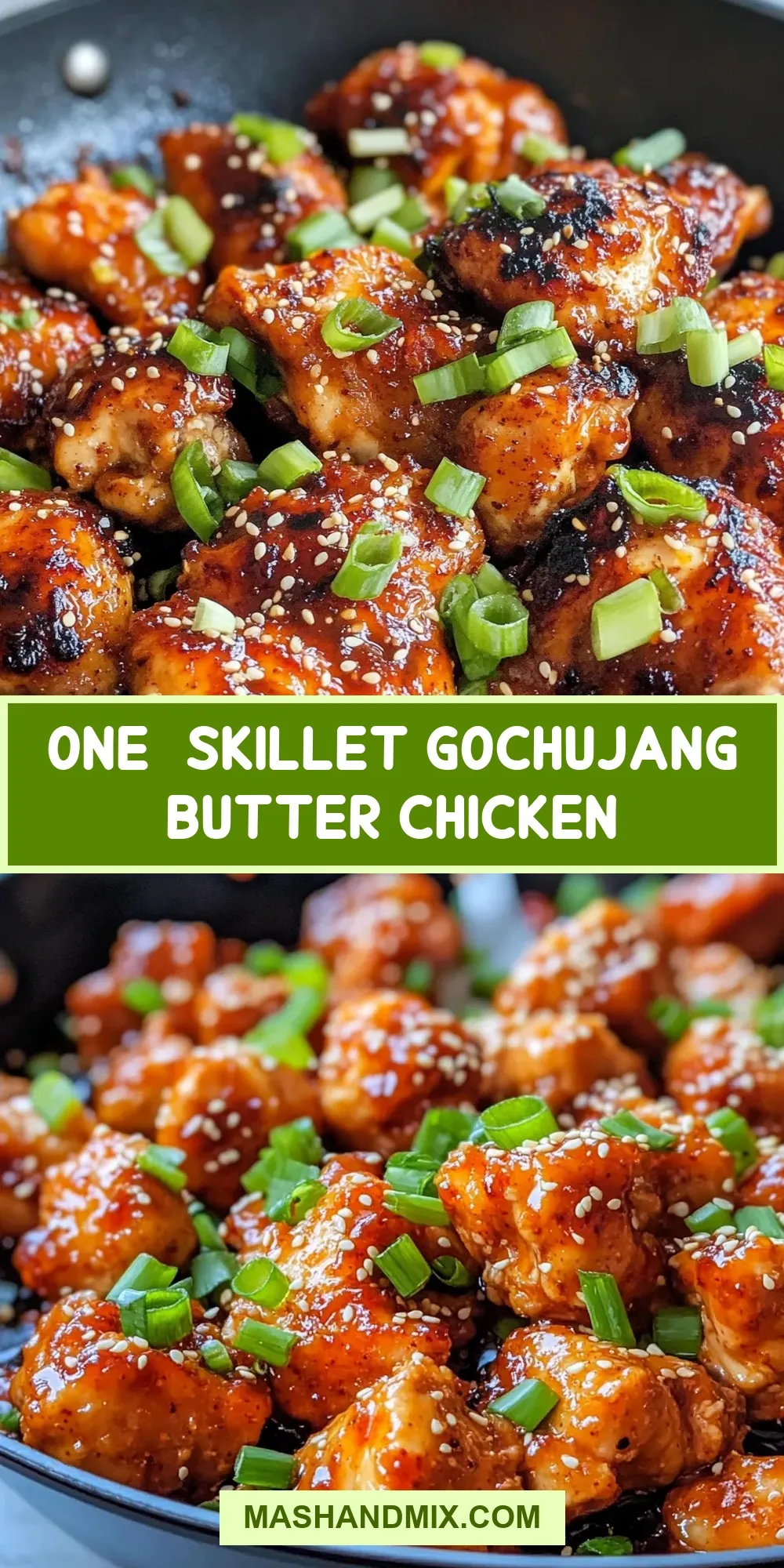 Easy One-Skillet Gochujang Butter Chicken Recipe