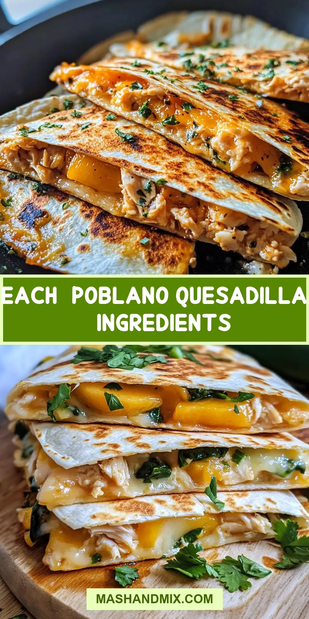 How To Make Fresh Peach-Poblano Quesadillas (5 Ingredients)