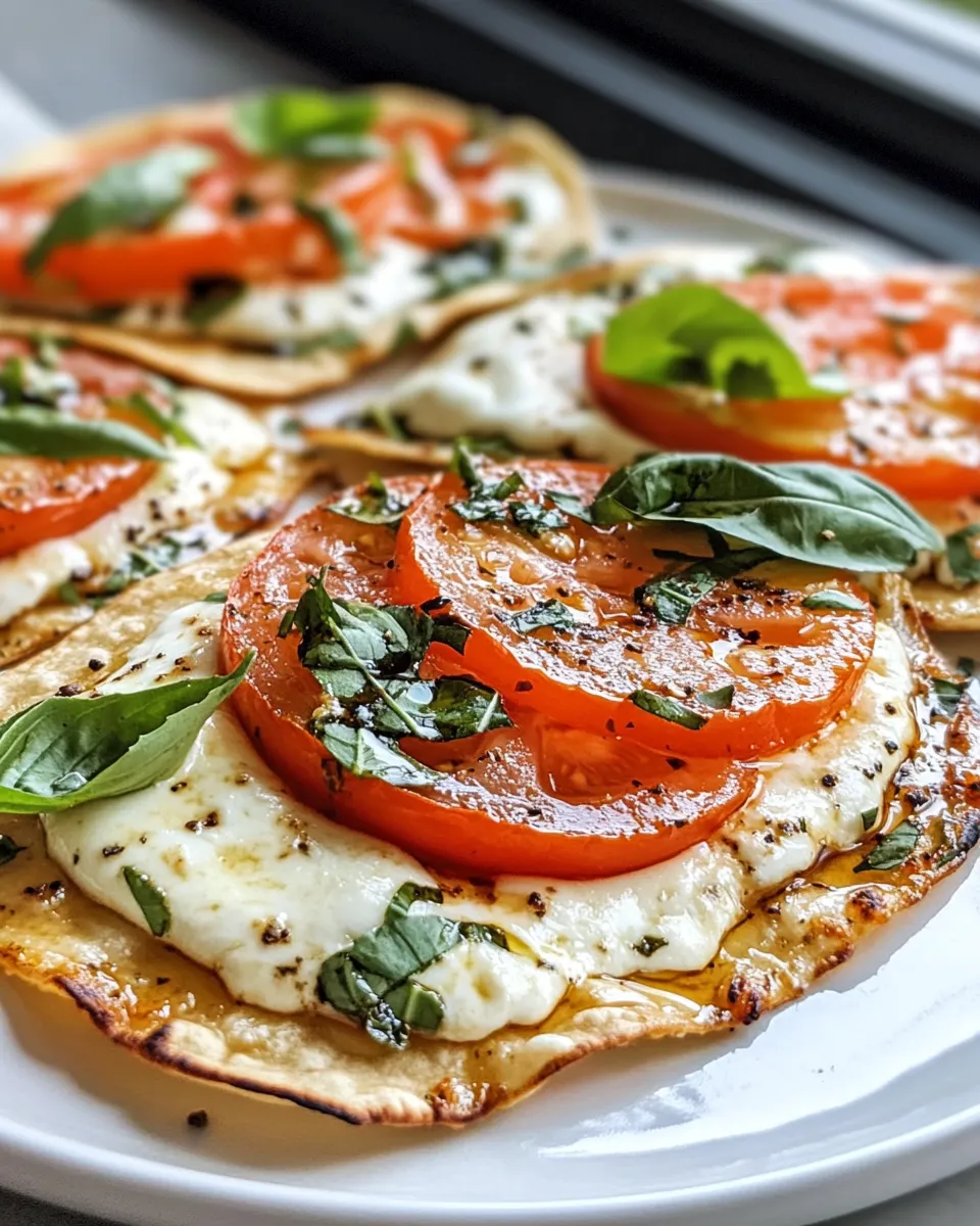 Classic Caprese Tortilla Pizzas (15-Minute) image