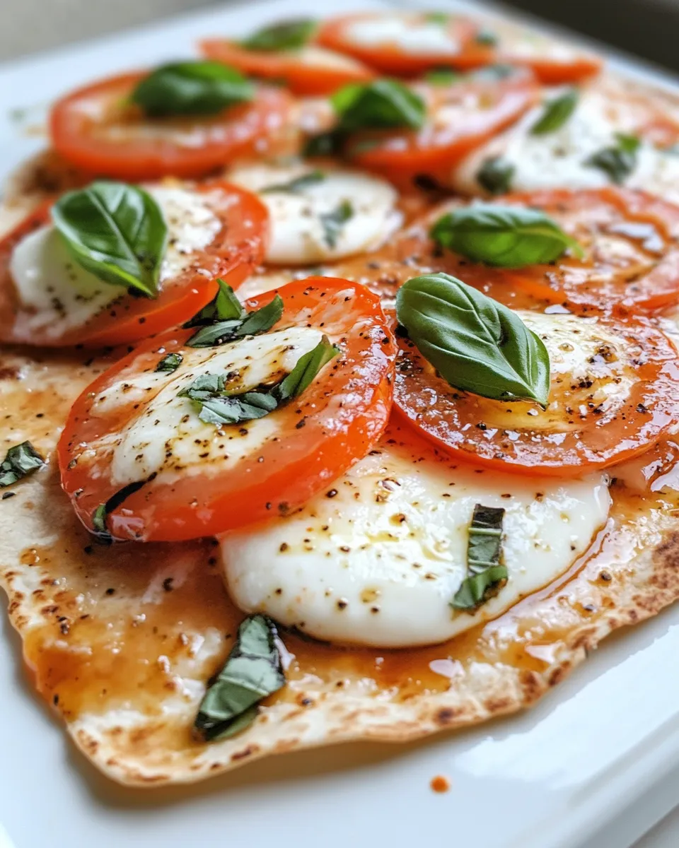 Delicious Caprese Tortilla Pizzas (15-Minute) dish photo