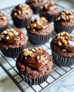 Homemade Chocolate-Hazelnut Swirl Zucchini Muffin Tops recipe photo