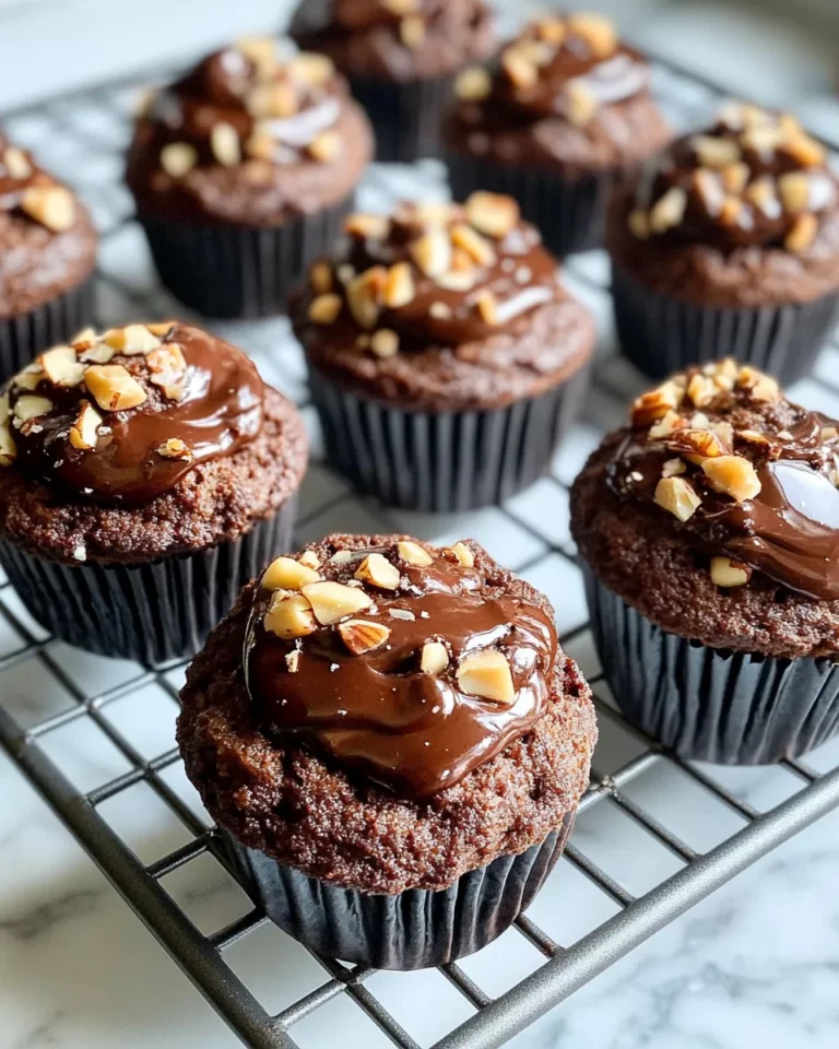 Homemade Chocolate-Hazelnut Swirl Zucchini Muffin Tops recipe photo