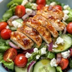 Homemade Fig-Jam Vinaigrette Summer Salad photo