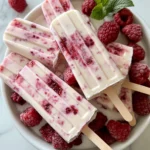 Homemade Fig-Jam Yogurt Swirl Pops recipe photo