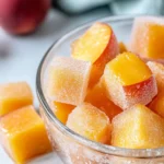 Homemade Freezer Peach Pie Filling Cubes photo