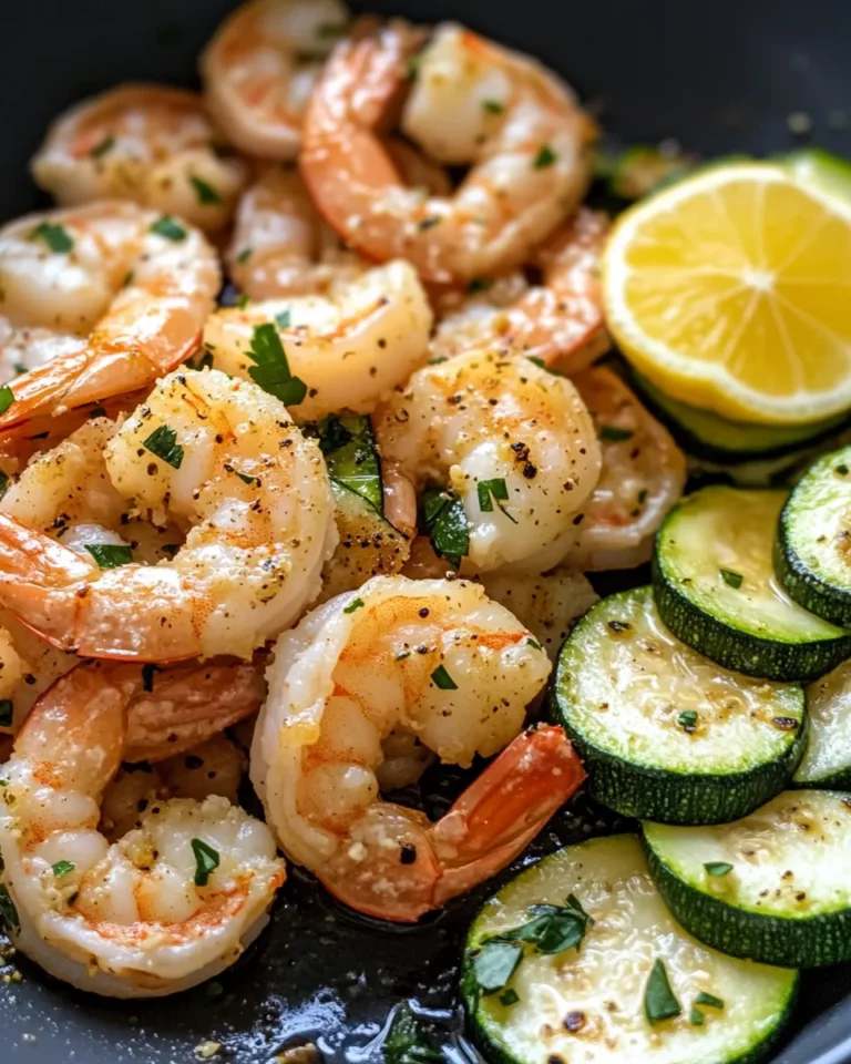 Easy Garlic-Butter Shrimp & Zucchini Skillet recipe photo