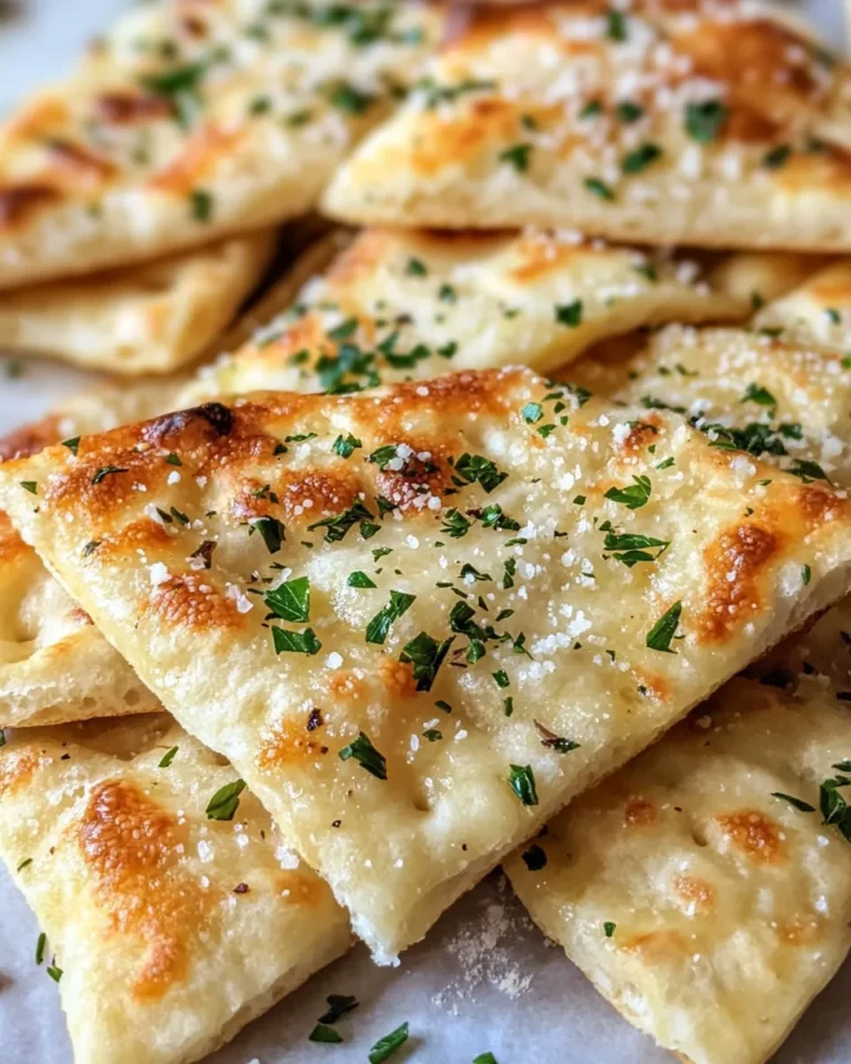 Homemade Garlic-Parm Air-Fryer Flatbread Chips photo