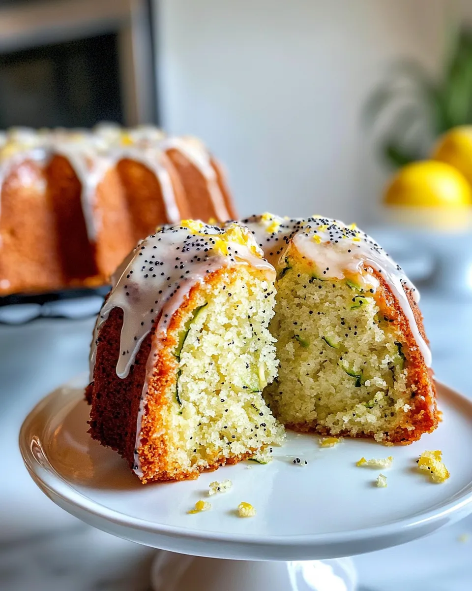 Classic Lemon-Poppy Zucchini Bundt Cake (Glaze) image