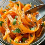 Homemade Maple-Dijon Pickled Carrot Ribbons recipe photo