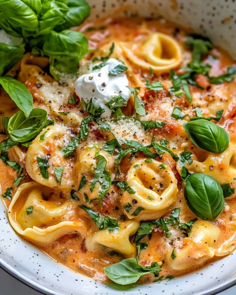 Homemade One-Pot Creamy Tomato Tortellini photo