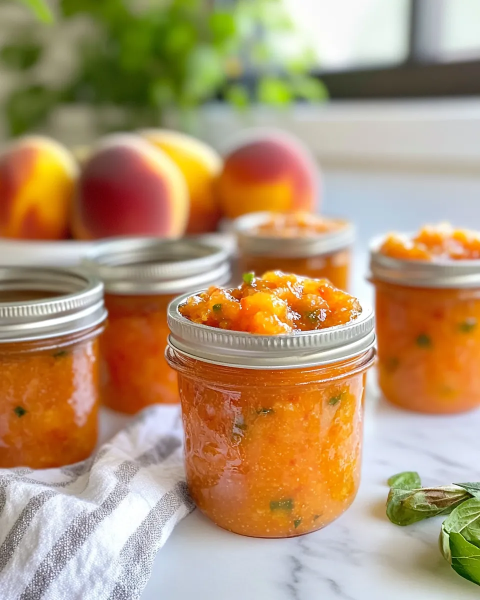 Best Peach Jalapeño Jam (Water-Bath Safe) image